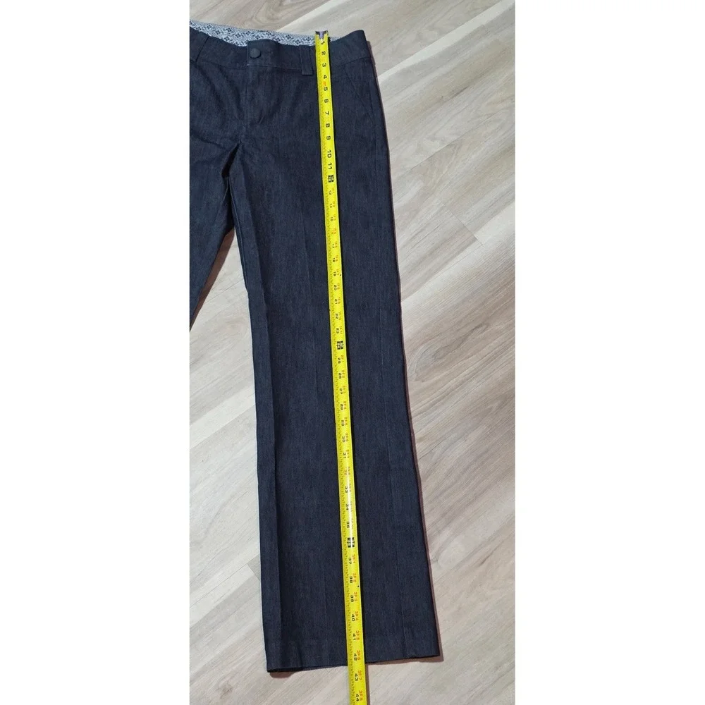 Lee‎ Platinum Label Mid Rise Straight Women's Jeans Dark Blue Denim Stretch